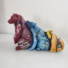 Sculpture, Bear family, Âme Sauvage