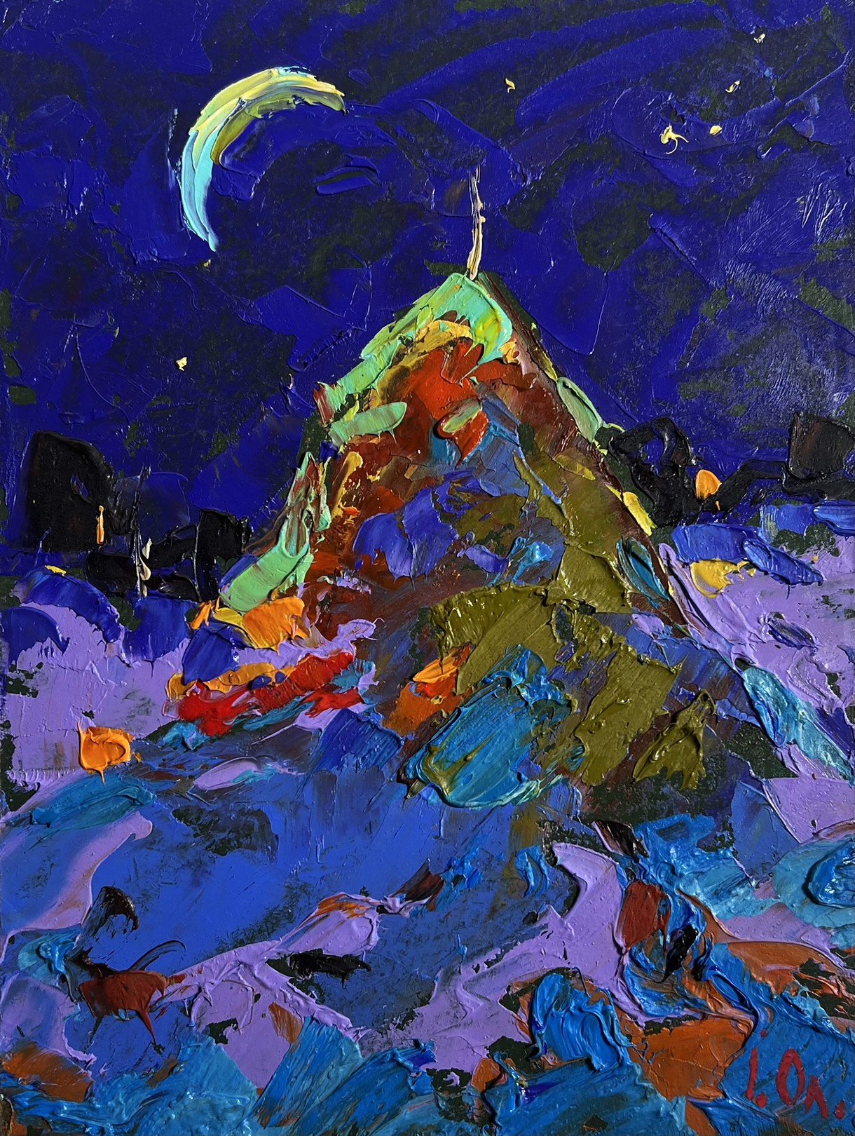 Ivanyuk Oleksiy, Moonlit Night in the Field Ivanyuk Oleksiy, Moonlit Night in the Field