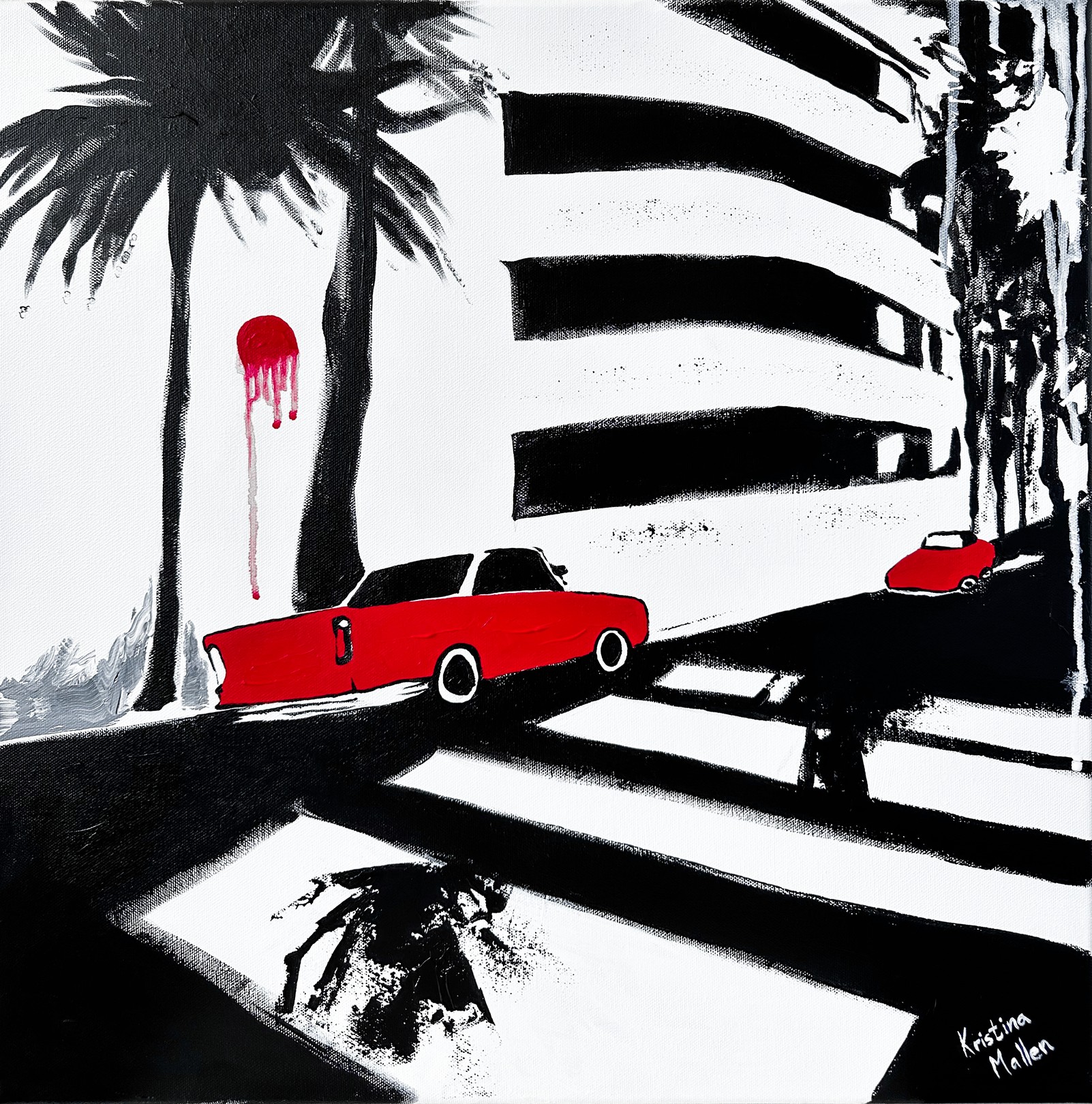Kristina Mallen, Melting Sun on Sunset Boulevard Kristina Mallen, Melting Sun on Sunset Boulevard