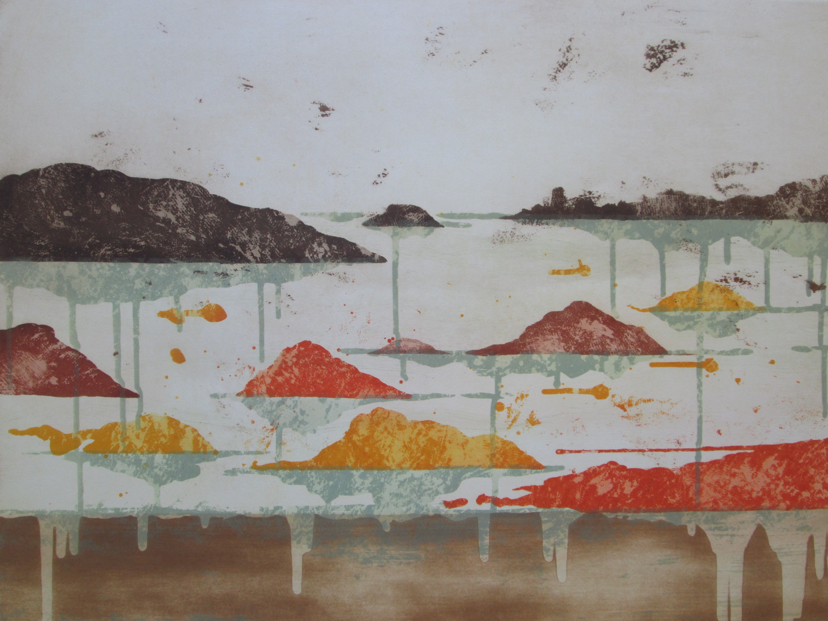 Pierre-Marie Brisson, Rivage 1, gravure originale Pierre-Marie Brisson, Rivage 1, gravure originale