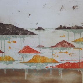 Print, Rivage 1, gravure originale, Pierre-Marie Brisson
