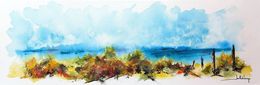 Gemälde, Bord de plage, Jean-Claude Lannes