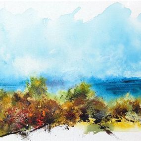 Gemälde, Bord de plage, Jean-Claude Lannes