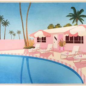 Gemälde, Not a Barbie Motel, Leo Bengtson