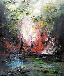 Peinture, Emotions jaillissantes, Jean-Claude Lannes