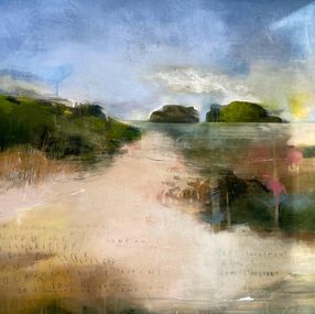 Painting, Glisser sur le coeur, Elisa Cossonnet