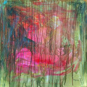 Peinture, Sicario -21st Century, Contemporary Figurative, Colourful, Silhouette, Men Power, Orioye Samuel