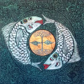 Gemälde, Cerchio cosmico, Antonio Presti