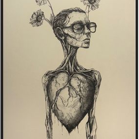 Fine Art Drawings, Heart vision, Zo