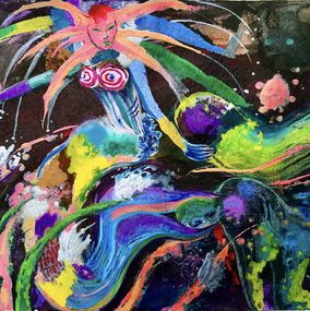 Painting, Mermaid, Niki Singleton
