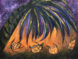 Painting, A Night That Sprouts, Judith Ruiz