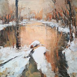 Painting, Rivière amoureuse, Milcheva Emilia