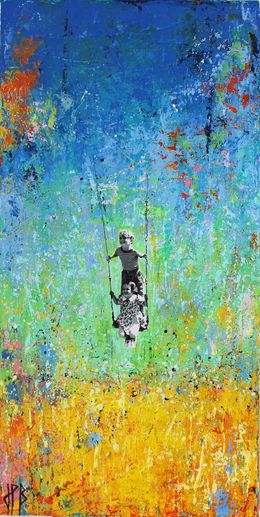 Peinture, La balaçoire 2, Jean-Philippe Berger