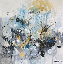 Painting, Dancing protons and neutrons, Pol Ledent