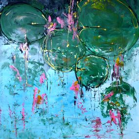Painting, Lily by the Lake, Floria Rey