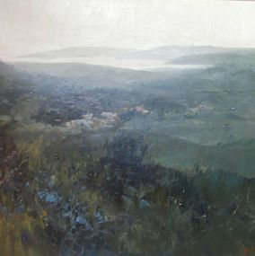 Painting, Paisatge amb boira, Josep Sala