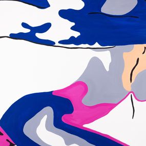 Gemälde, Blue love pink, TT VU