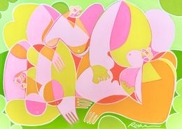 Peinture, Mujeres de Primavera, María Rocha