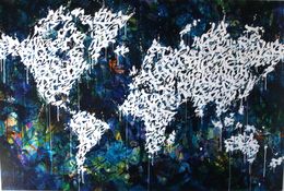 Painting, Worlswide 2, Alexis Pesco Eackone