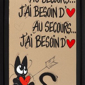 Peinture, Au secours... j'ai besoin d'amour., Catzpunk