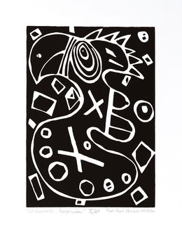Print, Parrot Painter, Karl-Karol Chrobok