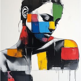 Gemälde, Colorful Contemplation, Valia