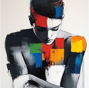 Gemälde, Colorful Solitude, Valia