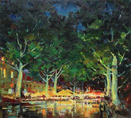 Peinture, Night light, Alisa Onipchenko-Cherniakovska