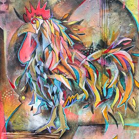 Gemälde, Le coq à pattes d'or, Christopher Lecoutre