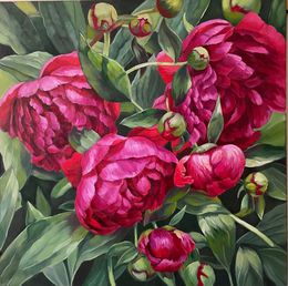 Peinture, Hushed Pink Symphony, Anna Reznikova