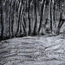 Painting, Winter Forest, Daria Luhova
