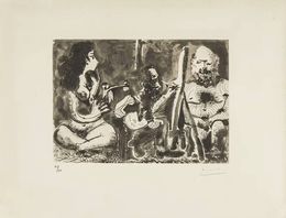 Print, Les bleus de Barcelone, Pablo Picasso