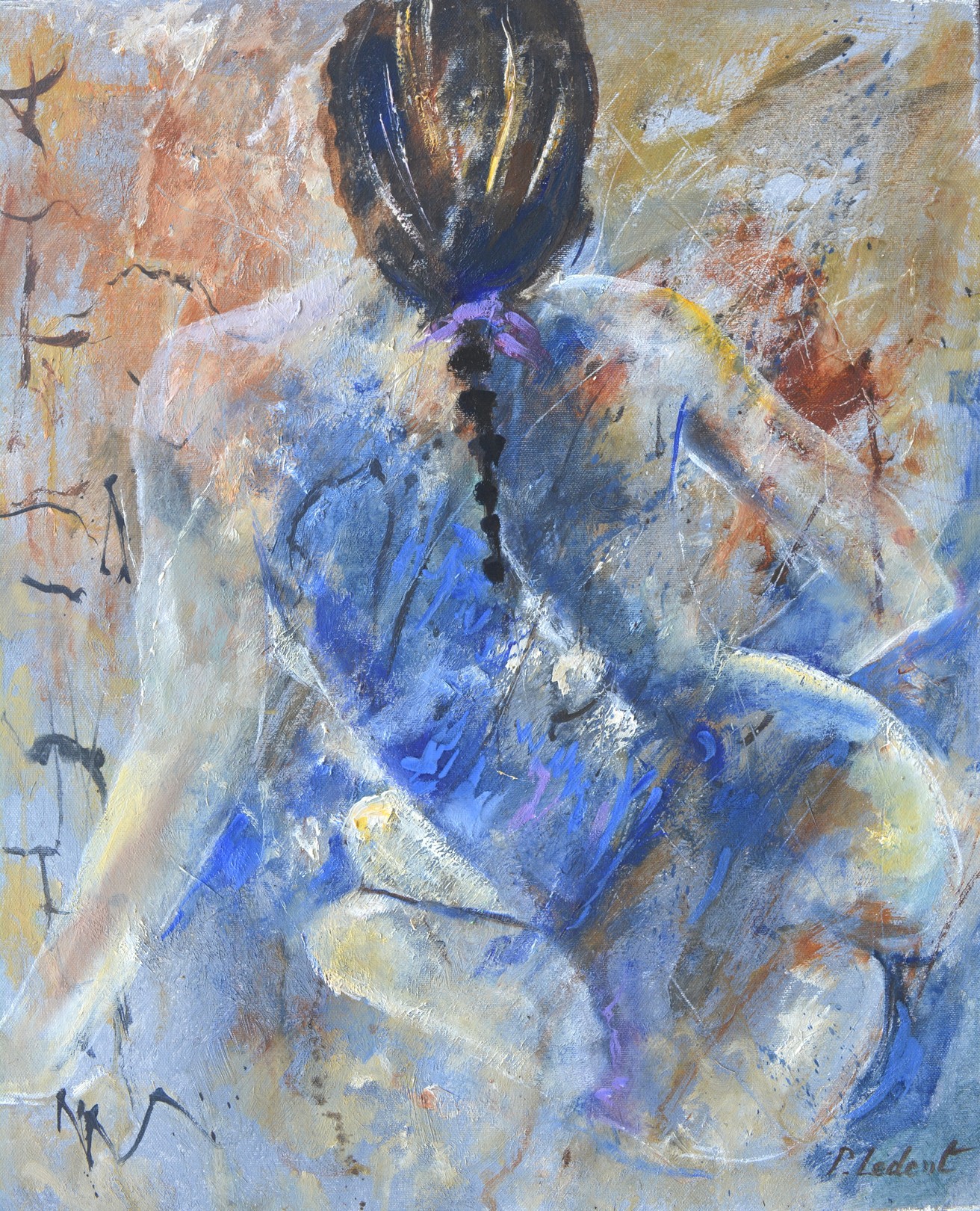 Pol Ledent, Blue nude Pol Ledent, Blue nude