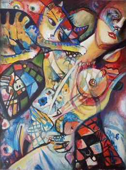 Gemälde, Kitties 1, Rakhmet Redzhepov (Ramzi)