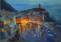 Painting, Vernazza Cinque Terre, Serhii Cherniakovskyi