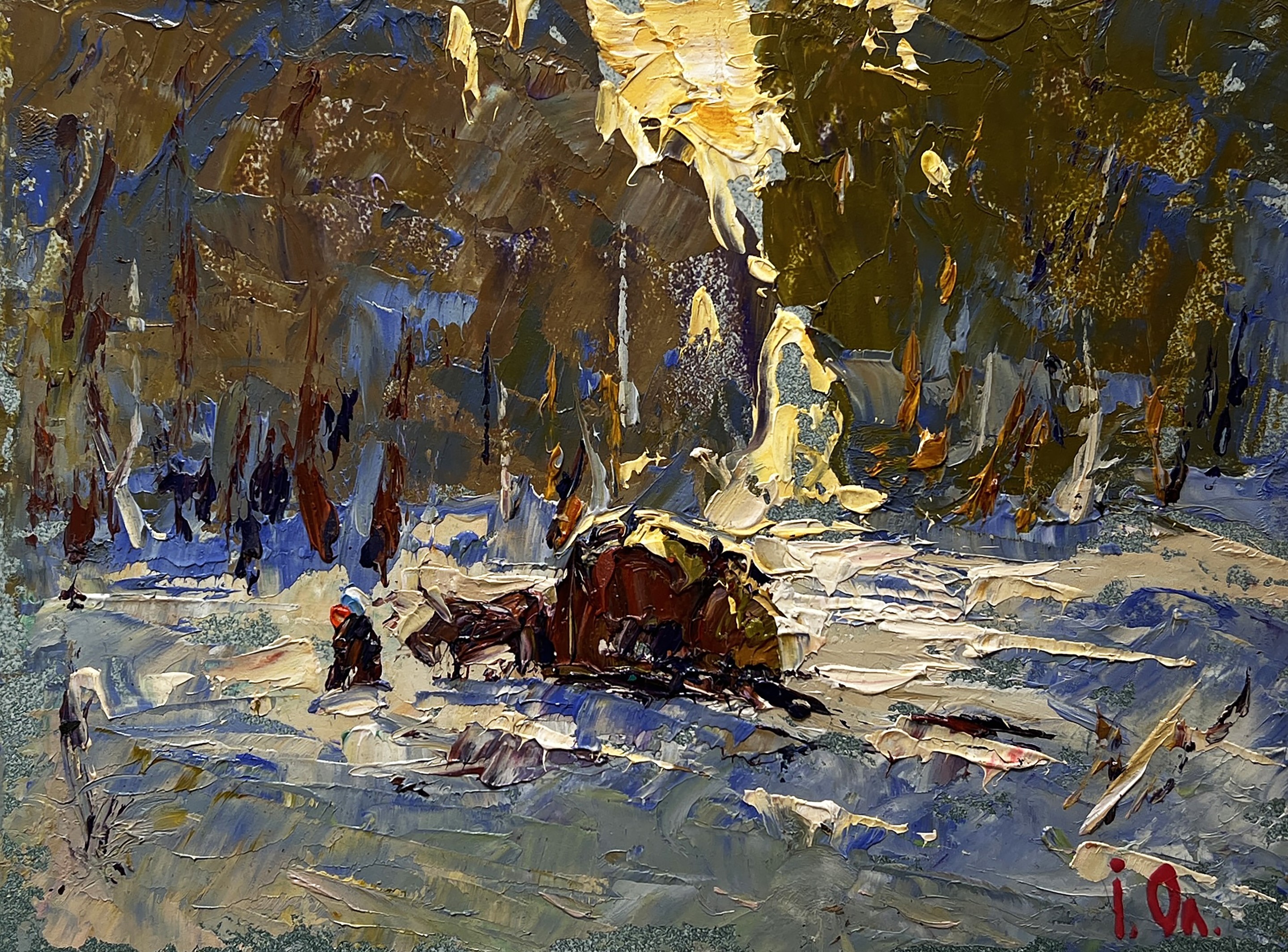 Ivanyuk Oleksiy, Winter evening in the forest Ivanyuk Oleksiy, Winter evening in the forest