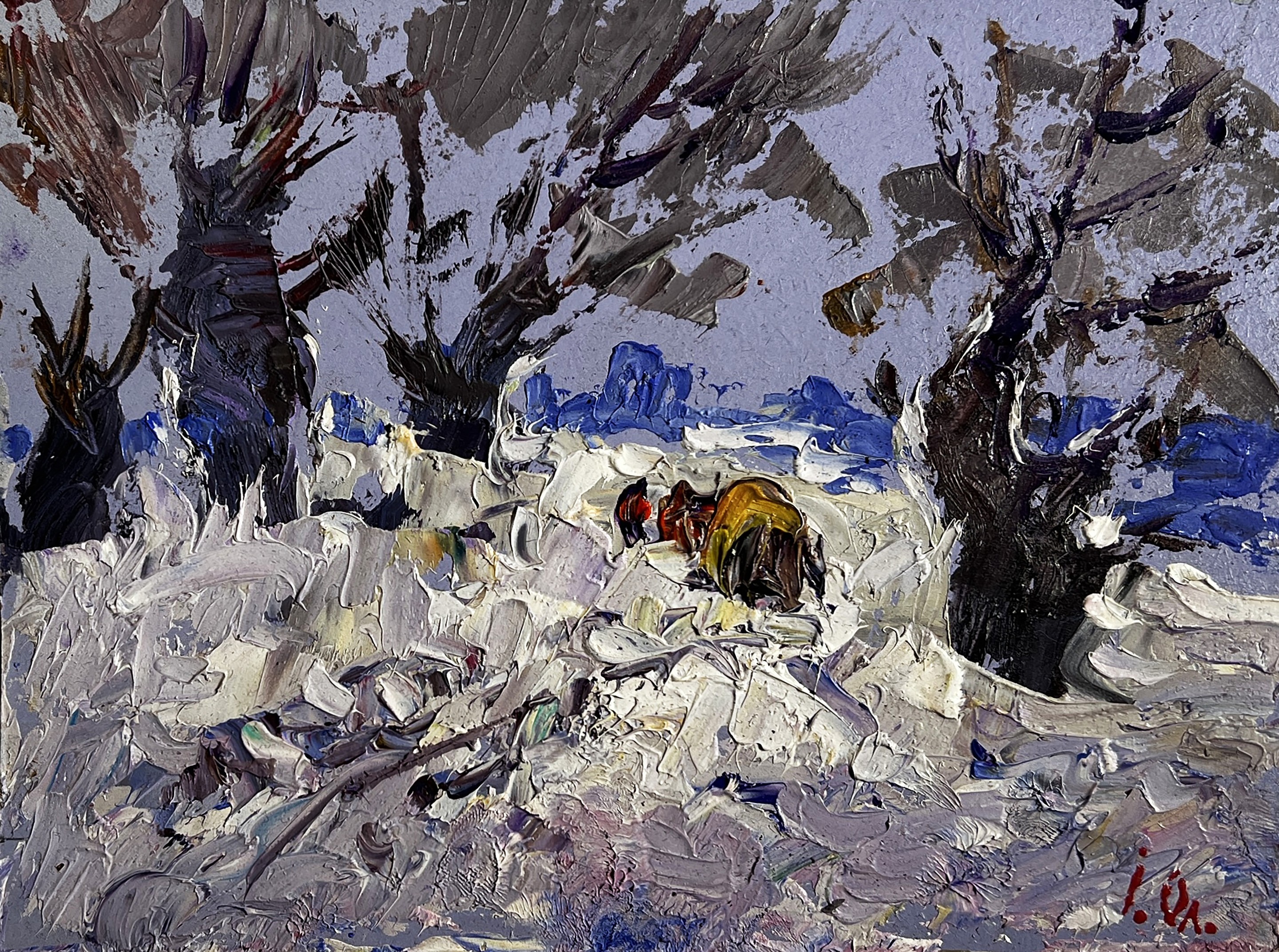 Ivanyuk Oleksiy, Winter snowy road Ivanyuk Oleksiy, Winter snowy road