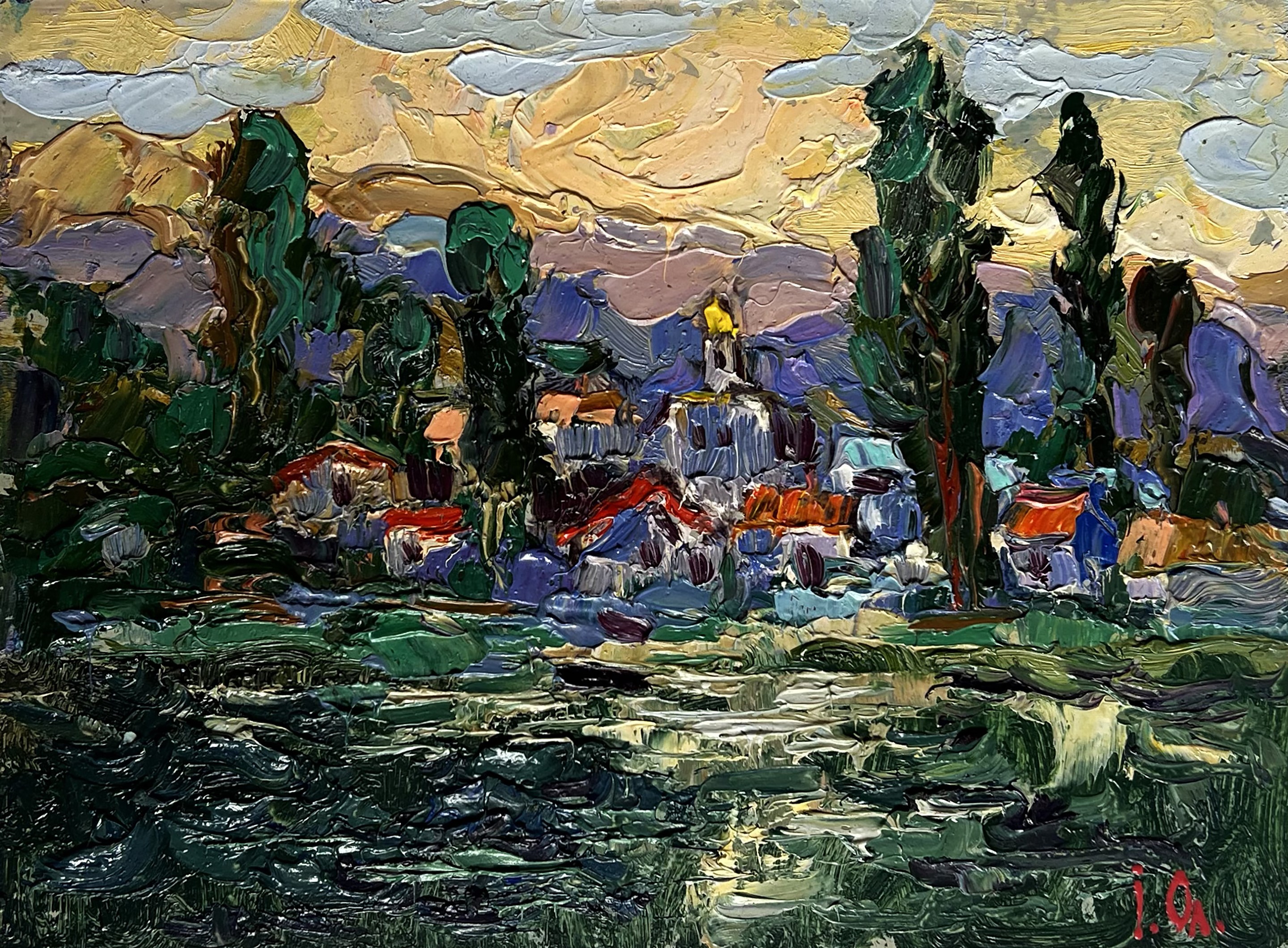 Ivanyuk Oleksiy, City along the river Ivanyuk Oleksiy, City along the river