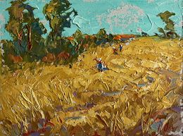 Gemälde, Sunny day in the field, Ivanyuk Oleksiy