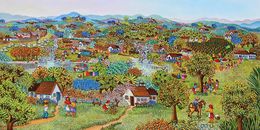 Peinture, Belle campagne, Lucia Buccini