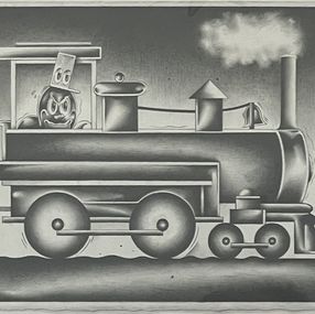 Fine Art Drawings, Train, Ryan Travis Christian
