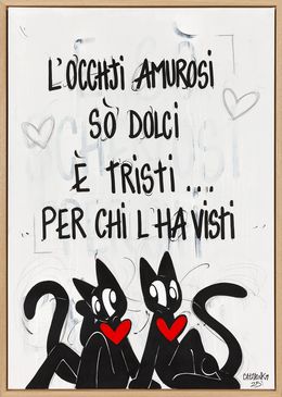 Gemälde, L'occhji amurosi sò dolci é tristi..., Catzpunk
