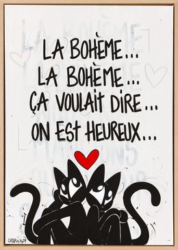 Gemälde, La Bohème..., Catzpunk