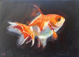 Peinture, Golden fish, Evgeny Chernyakovsky