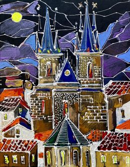 Gemälde, Midnight In Prague, Delyafruz Bagirova