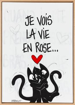 Gemälde, Je vois la vie en rose..., Catzpunk