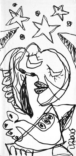 Fine Art Drawings, Sleeping woman, Dr. Love