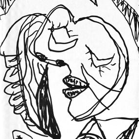Dibujo, Sleeping woman, Dr. Love