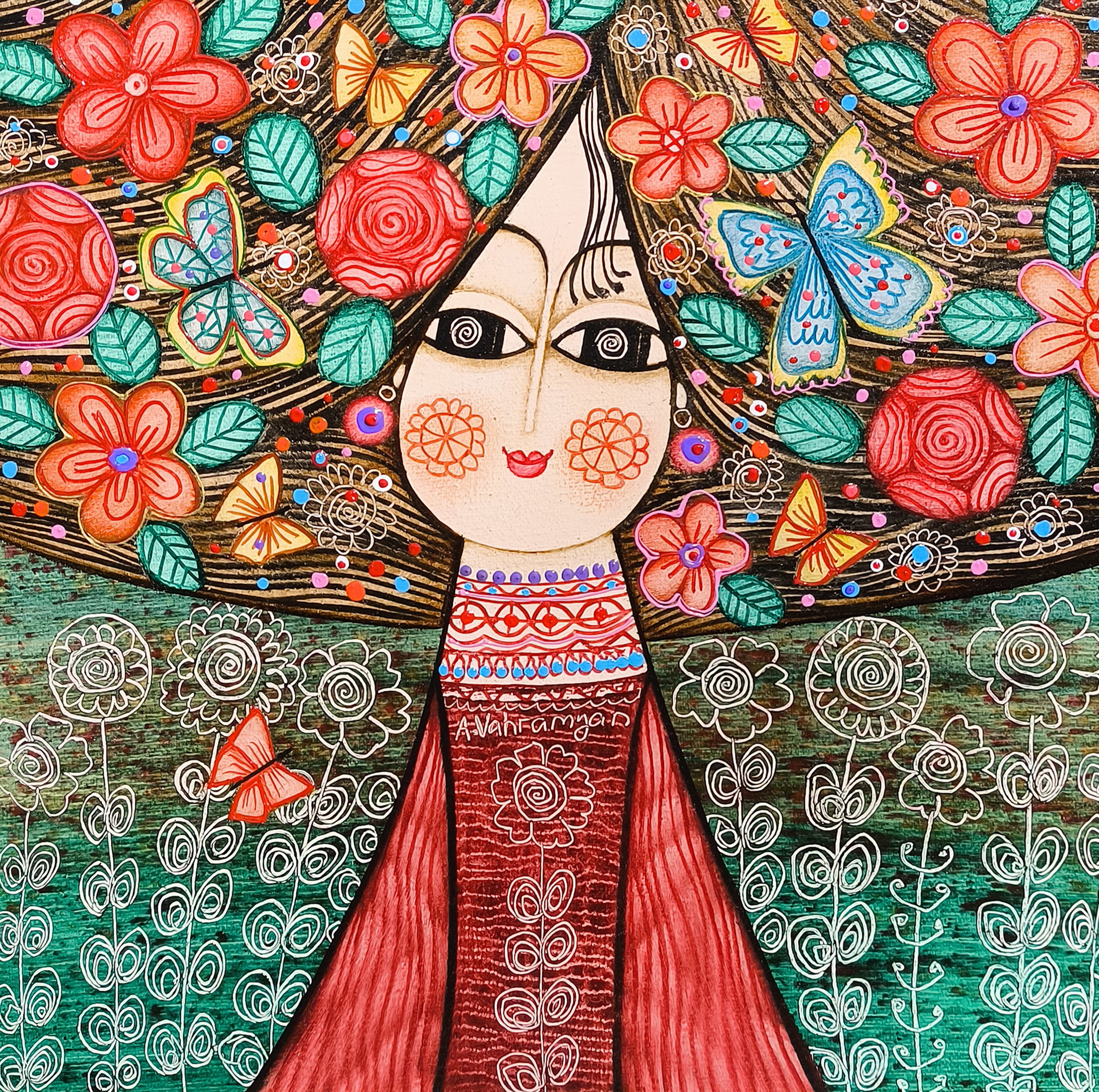 Armen Vahramyan, Butterflies in Her Hair Armen Vahramyan, Butterflies in Her Hair