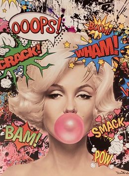 Print, Marilyn Balloon Comics, Brain Roy
